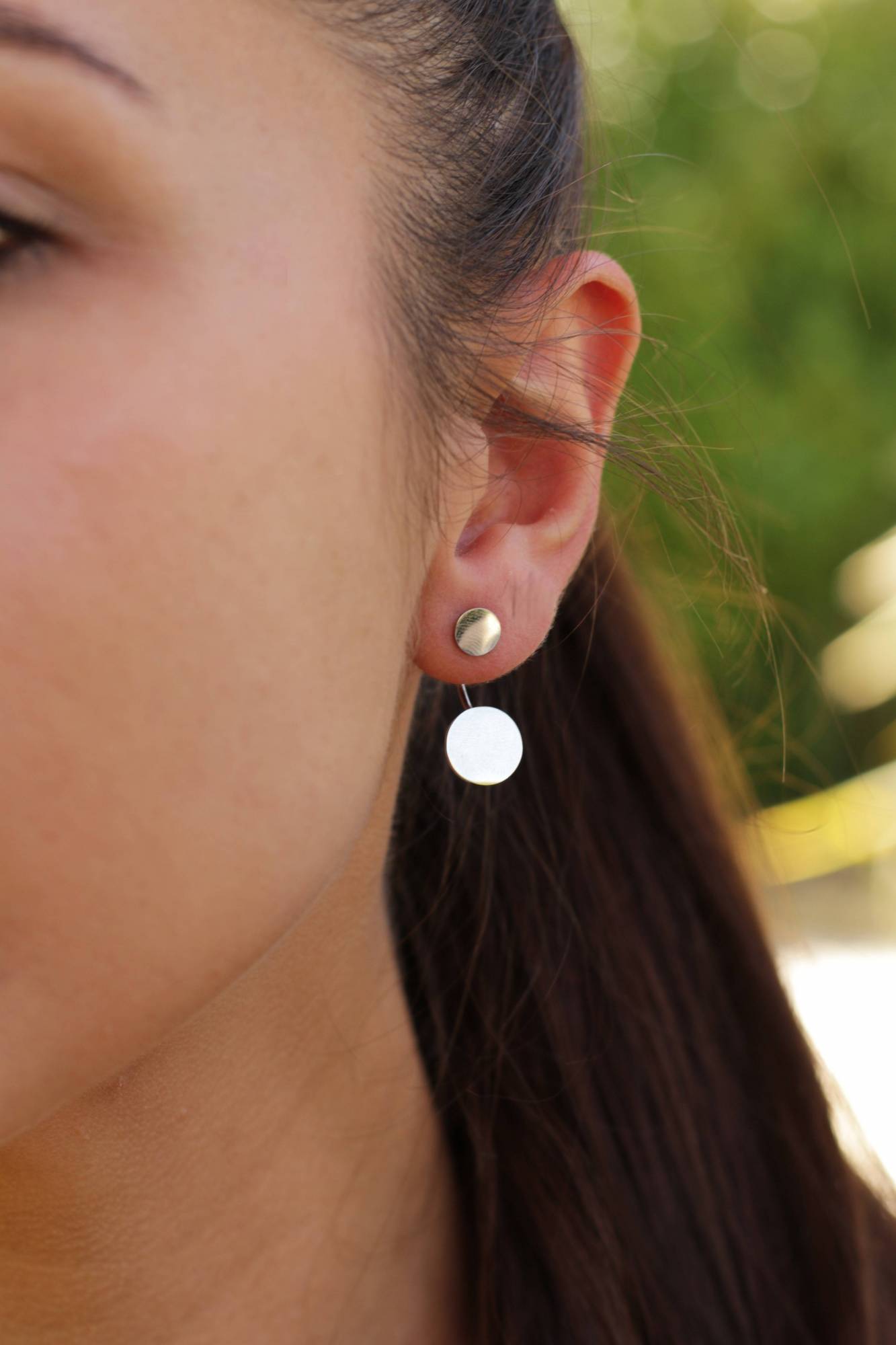 boucles d'oreilles moderne et intemporelle